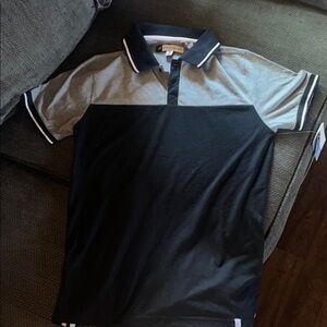 Classic Black and Gray Polo Shirt